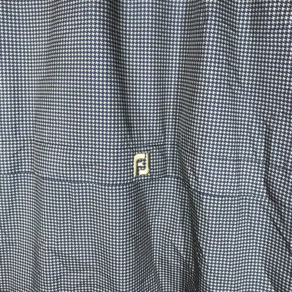 DryJoys by FootJoy Houndstooth Rain Jacket Coat Mens Size Large Golf Full Zip - Picture 11 of 12